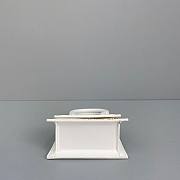 Jacquemus Le Chiquito Mini Leather Bag In White 12cm - 4
