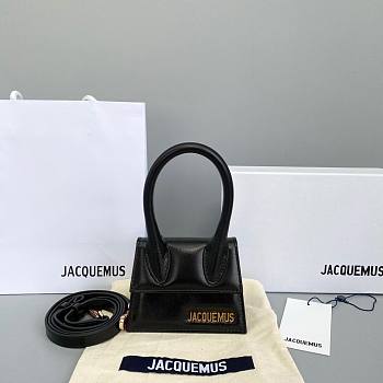 Jacquemus | Le chiquito mini leather bag in black 12cm
