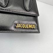 Jacquemus | Le chiquito mini leather bag in black 12cm - 3