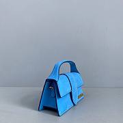 Jacquemus | Le grand bambino crossbody strap handbag in blue 18cm - 6