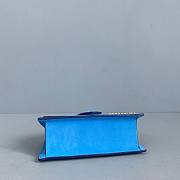 Jacquemus | Le grand bambino crossbody strap handbag in blue 18cm - 5