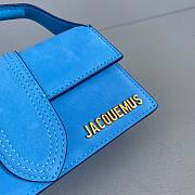 Jacquemus | Le grand bambino crossbody strap handbag in blue 18cm - 2