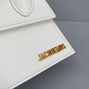 Jacquemus | Le Chiquito noeud small bag flexible handle in white size 18cm - 5
