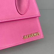 Jacquemus | Le chiquito moyen small leather bag in pink 18cm - 2