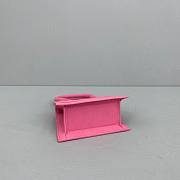 Jacquemus | Le chiquito mini leather bag in pink 12cm - 2
