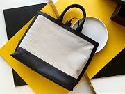 YSL Shopping tag tote bag in black 41.5cm - 4