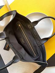 YSL Shopping tag tote bag in black 41.5cm - 3