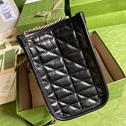 Gucci GG Marmont small tote bag in black 681483 26.5cm - 6
