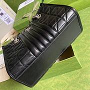 Gucci GG Marmont small tote bag in black 681483 26.5cm - 5