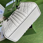 Gucci GG Marmont small tote bag in white 681483 26.5cm - 4