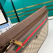 Gucci GG Ophidia supreme canvas clutch 597619 31cm - 4