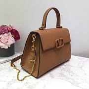 Valentino VSling grainy calfskin handbag in beige 30.5cm - 5