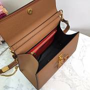 Valentino VSling grainy calfskin handbag in beige 30.5cm - 4