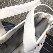 Valentino Roman stud the handle bag in white nappa 40cm - 5