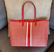 Tory Burch | T monogram tote bag in red 39cm - 1