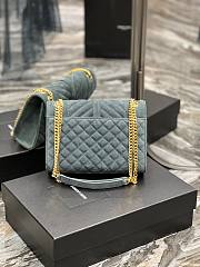 YSL Envelope bag in quilted suede 24cm - 4