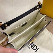 Fendi Kan U small brown leather mini-bag 19cm - 5