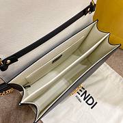 Fendi Kan U medium brown leather bag 25cm - 4