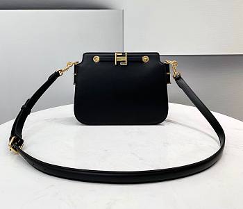 Fendi Touch black leather bag 26.5cm