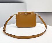 Fendi Touch brown leather bag 26.5cm - 1