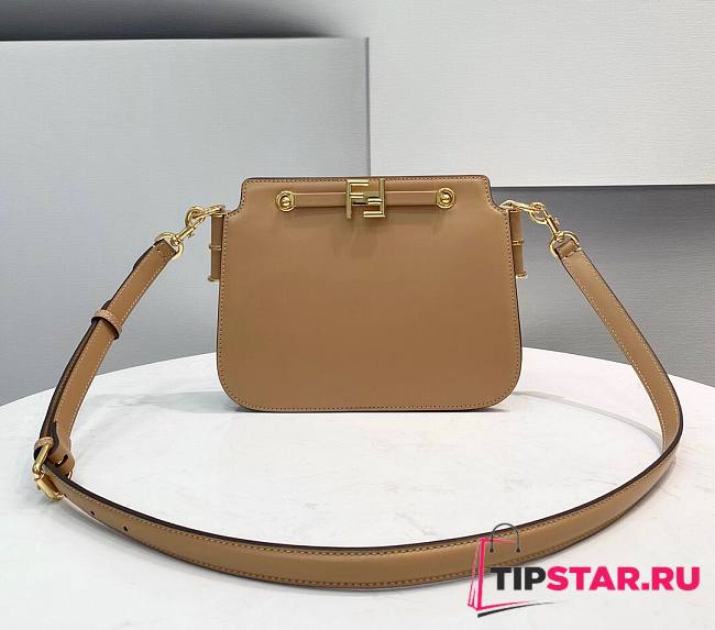 Fendi Touch beige leather bag 26.5cm - 1