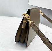 Fendi Touch gray leather bag 26.5cm - 5