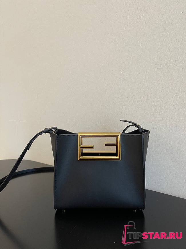 Fendi Way black leather bag 20cm - 1