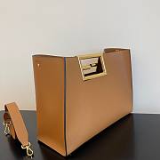 Fendi Way brown leather bag 40cm - 2