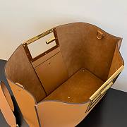 Fendi Way brown leather bag 40cm - 4