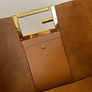 Fendi Way brown leather bag 40cm - 6