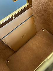 Fendi Way brown leather bag 20cm - 3