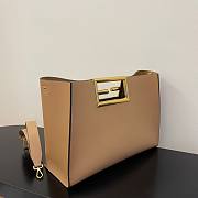 Fendi Way beige leather bag 40cm - 6
