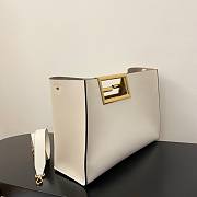 Fendi Way white leather bag 40cm - 6