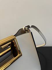 Fendi Way white leather bag 20cm - 2