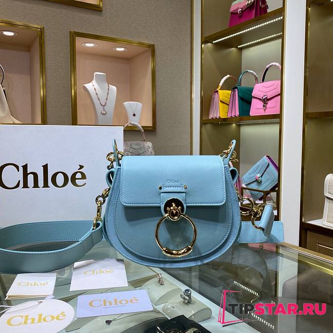 Chloe | Tess small bag in blue 20cm - 1