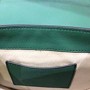 Chloe | Tess small bag embossed croco effect on green calfskin 20.5cm - 5