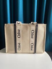Chloe | Woody large tote bag in black 45cm - 1