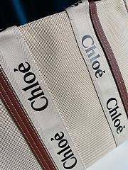 Chloe | Woody large tote bag in brown 45cm - 6