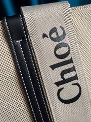 Chloe | Woody medium tote bag in black 37cm - 3