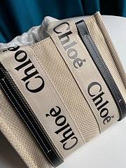 Chloe | Woody small tote bag in black 26.5cm - 6