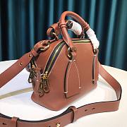 Chloe | Daria small bag in sepia brown 22cm - 4