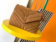 YSL LouLou small bag in Y quilted suede 25cm - 1