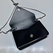 Prada Brushed leather shoulder bag in black 1BH189 17cm - 5