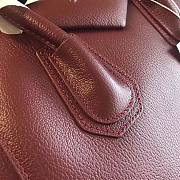 Givenchy Antigona bag in grained leather in plum red BB05118012 28/30cm - 6