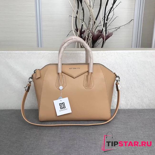 Givenchy Antigona bag in grained leather in beige BB05118012 28/30cm - 1