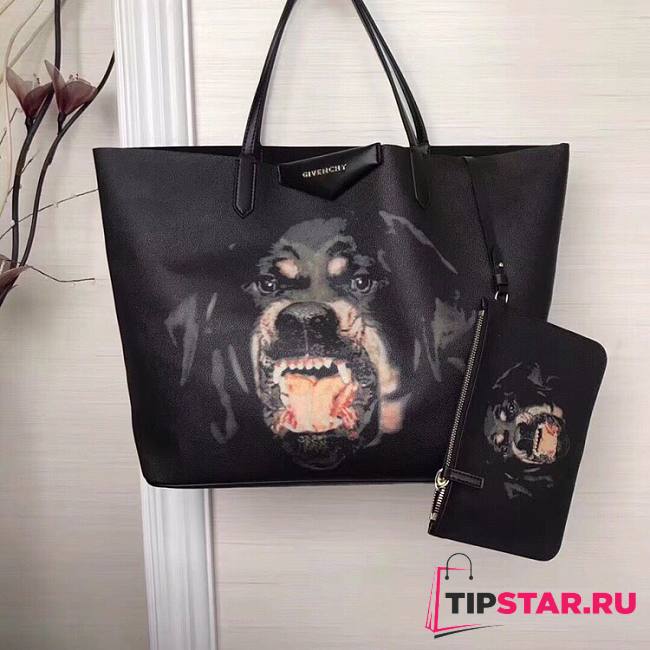 Givenchy Antigona rottweiler shopping bag 38cm - 1