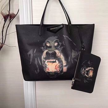 Givenchy Antigona rottweiler shopping bag 38cm