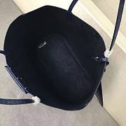 Givenchy Antigona shopping bag in crocodile effect leather in dark blue 34cm - 6