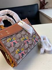Coach | Rogue 17 in signature textile jacquard with flowers motif embroidery C6164 17cm - 5