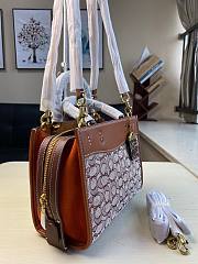 Coach | Rogue 25 in signature textile jacquard with snakeskin detail C5467 25cm - 4